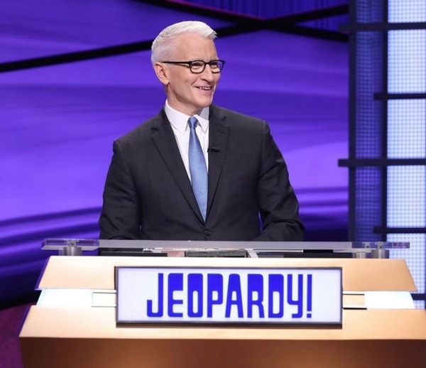 Anderson Cooper's Son Adorably Watches Him Host 'Jeopardy'