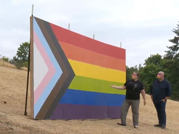 Watch: Community Signals Support to Youth after School Board Bans Flags