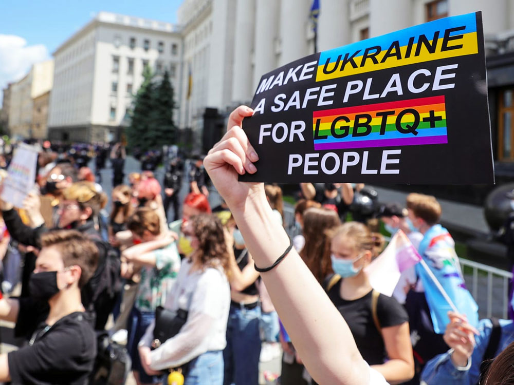 Activists and Allies Offer LGBTQ+ Ukrainian Refugees a Lifeline