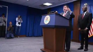 Trump Says Illinois Governor and Chicago Mayor Should Be Jailed As They Oppose Guard Deployment